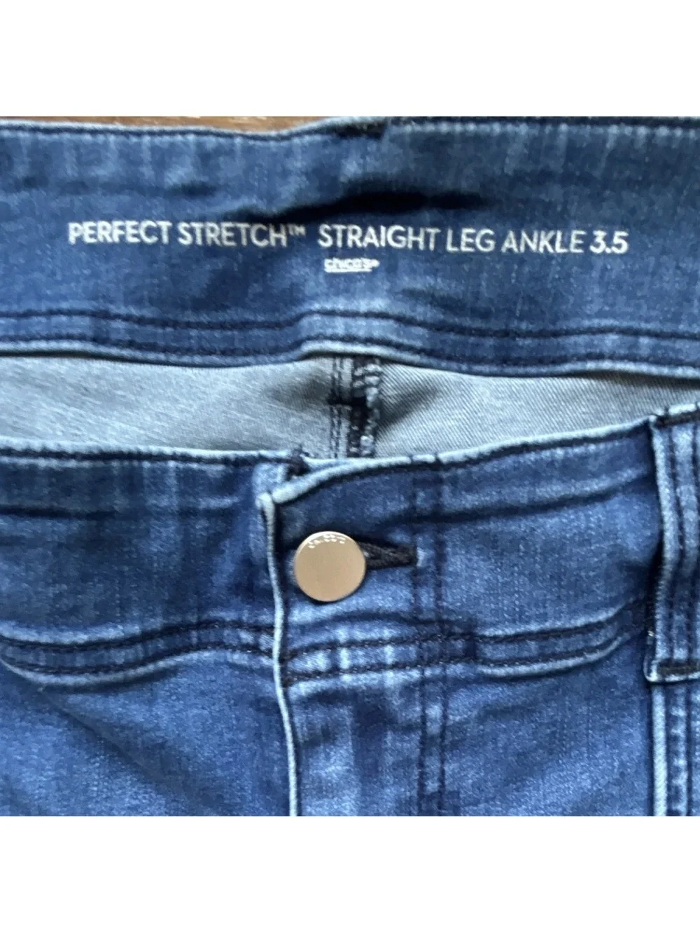Women's Blue Utility Stitch Jeans